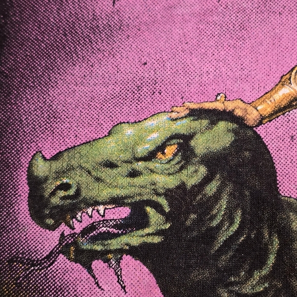 Boris Vallejo Fantasy Art Promo T Shirt Nude 80s Size Lg Vtg 1986 Black Unisex - Picture 7 of 16